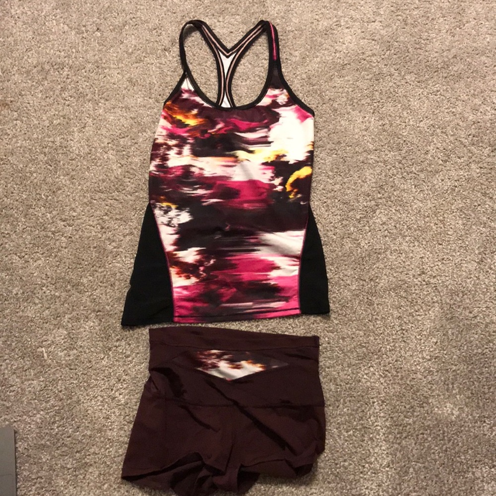 2 piece lululemon athletic set